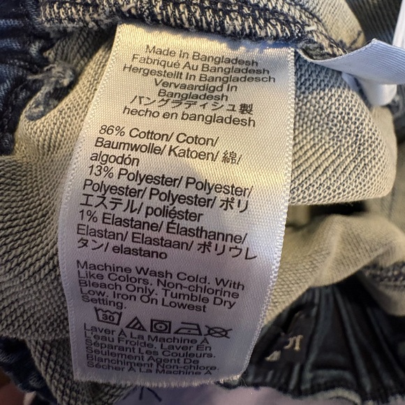 J.Crew Size 28 Blue Denim Jogger Jeans High Rise - Picture 9 of 9